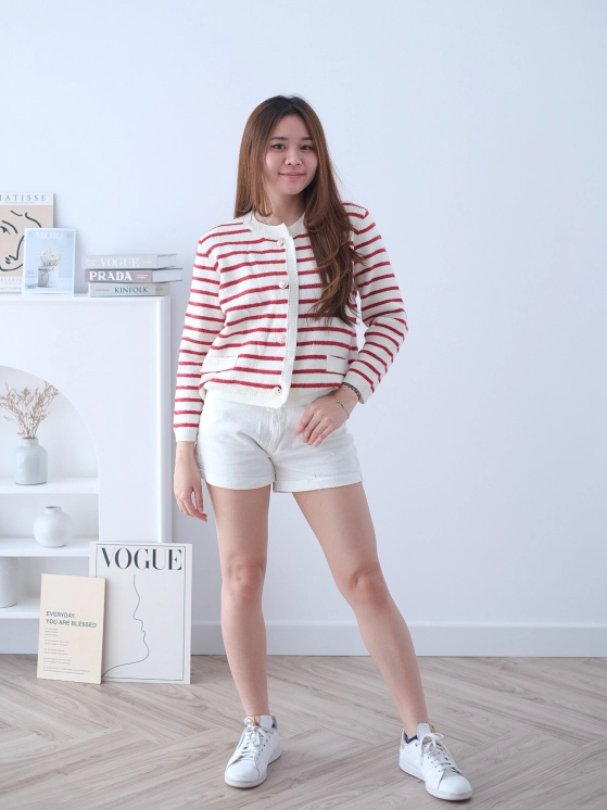 Karin Cardigan  Red